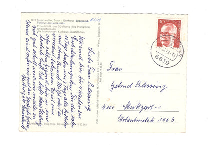 Ansichtskarte Nonnenweiler / Saar / Kurhaus Saarland / Elim