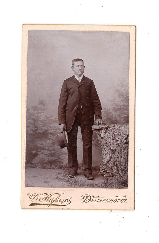 Fotografie Feiner Herr - Delmenhorst 1890er