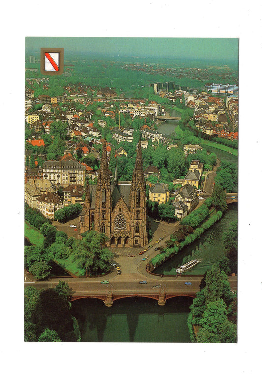 Ansichtskarte Strabourg Straßburg / Eglise Saint-Paul / Frankreich
