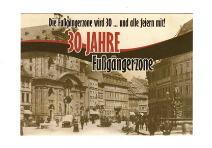 Ansichtskarte Bamberg / 30 Jahre Fußgängerzone