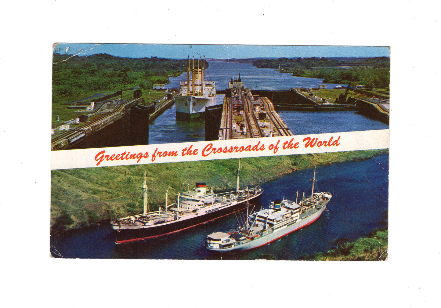 Ansichtskarte Gatun Locks / Culubra Cut / Panama Canal / Panama