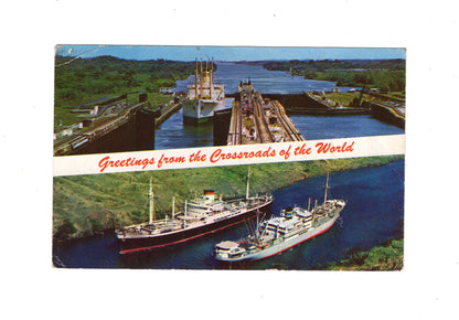 Ansichtskarte Gatun Locks / Culubra Cut / Panama Canal / Panama