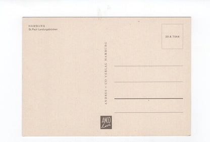 Ansichtskarte Hamburg / St. Pauli Landungsbrücken