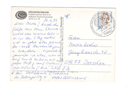 Ansichtskarte Höchenschwand im Hochschwarzwald / G1-68