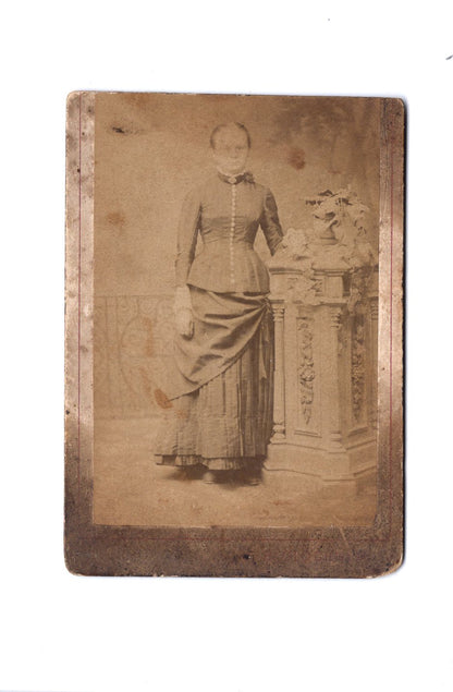 Fotografie Feine Dame - Mähr. Schönberg 1870er