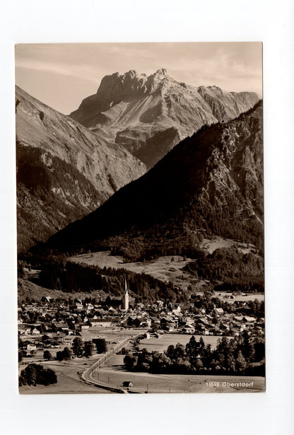 Ansichtskarte Oberstdorf im bayerischen Allgäu