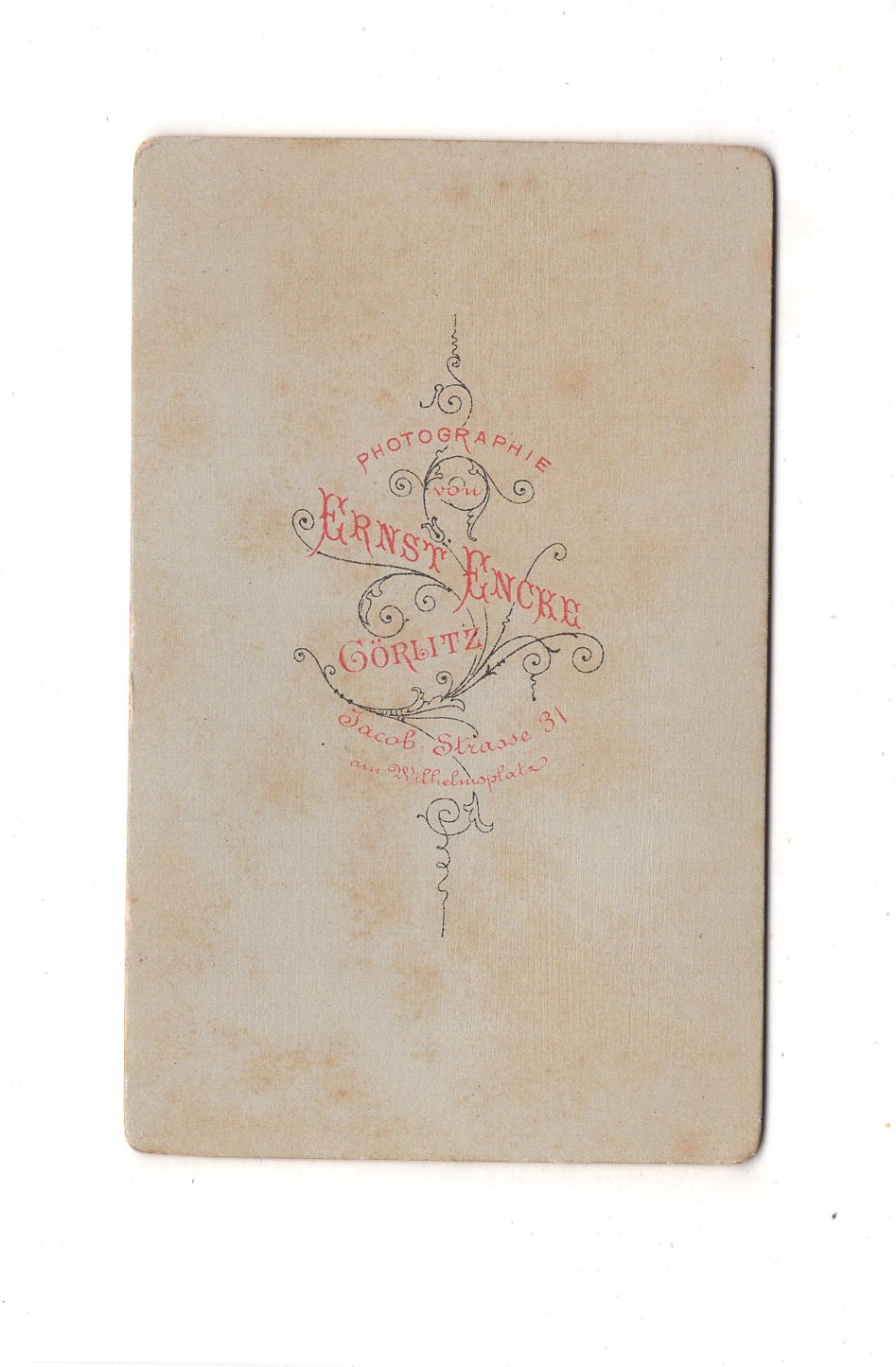 Fotografie Damenportrait - Görlitz 1880er / CDV C1-15