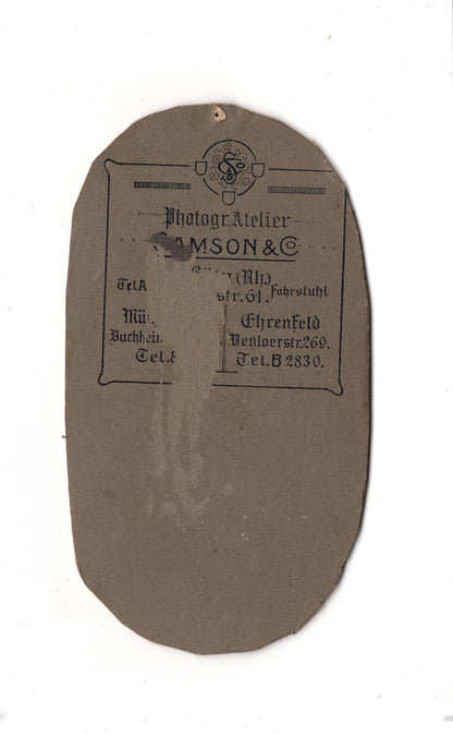 CDV Foto Soldat / Soldatenportrait Köln am Rhein um 1910