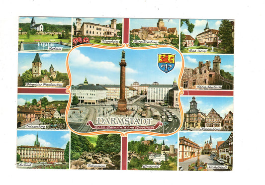 Ansichtskarte Darmstadt / Burgruine Frankenstein +++ / J1-59