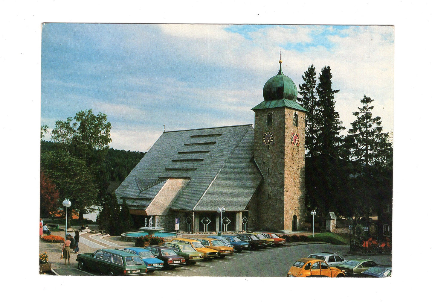 Ansichtskarte Schluchsee / Kath. Pfarrkirche St. Nikolaus