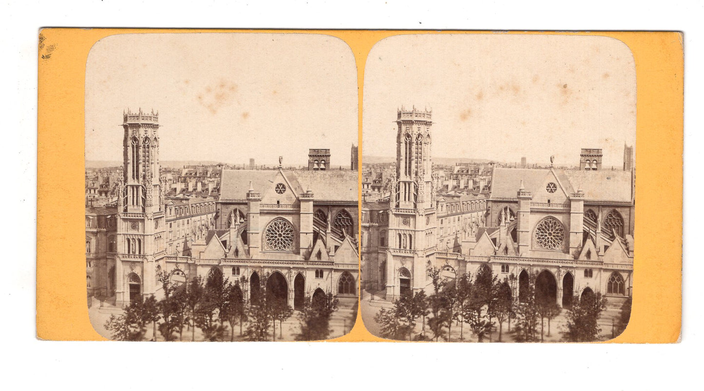 Fotografie / Stereofotografie Paris / Eglise Saint Germain l'Auxerrois / CAB V-23