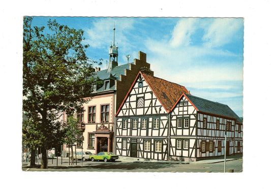 Ansichtskarte Bad Honnef / Marktplatz mit Rathaus / H1-65