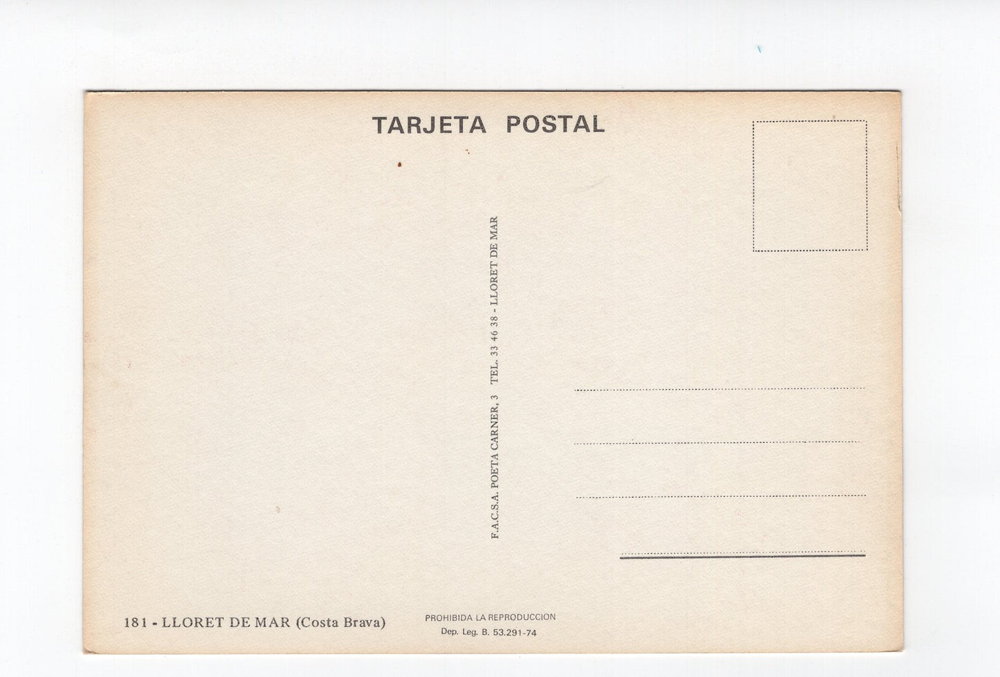 Ansichtskarte Lloret de Mar / Costa Brava / Spanien