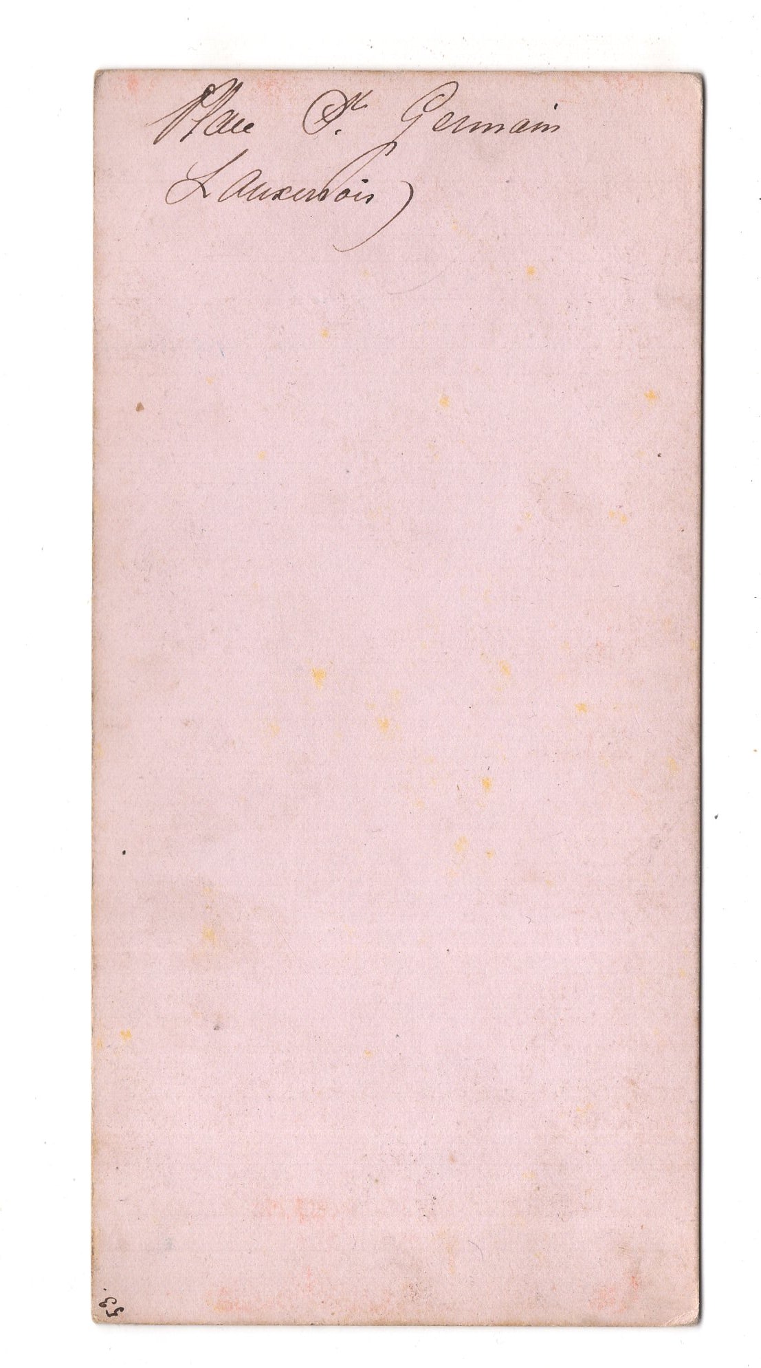 Fotografie / Stereofotografie Paris / Eglise Saint Germain l'Auxerrois / CAB V-23