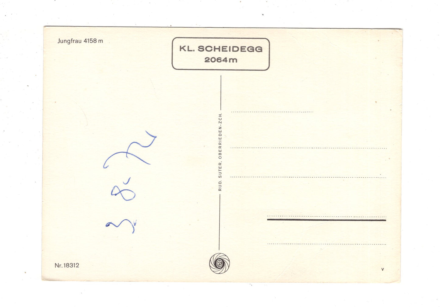 Ansichtskarte Jungfrau / Schweiz