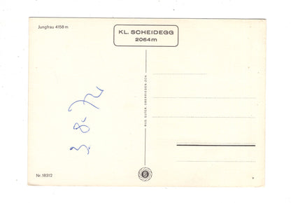 Ansichtskarte Jungfrau / Schweiz