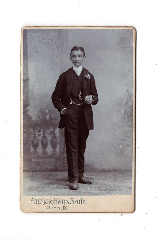 Fotografie Feiner Herr - Wien um 1900