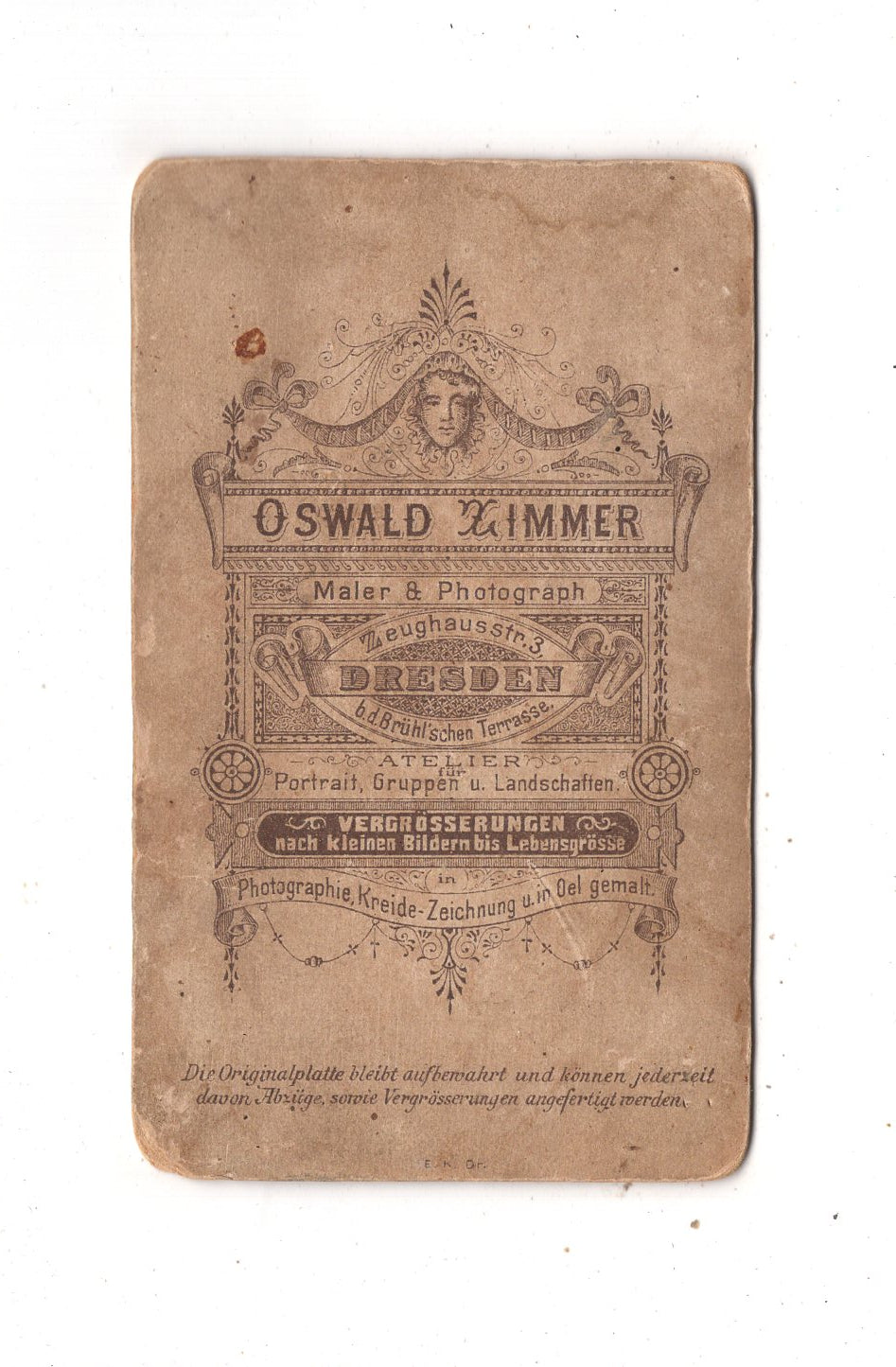 Fotografie Niedlicher kleiner Junge - Dresden um 1880