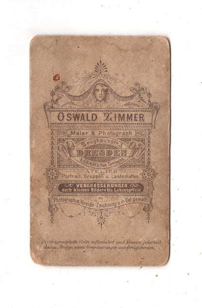 Fotografie Niedlicher kleiner Junge - Dresden um 1880