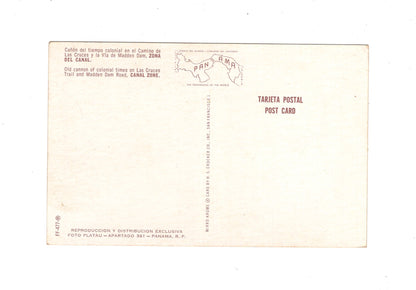 Ansichtskarte Old Cannon / Canal Zone / Panama