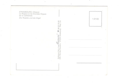 Ansichtskarte Strabourg Straßburg / La Cathedrale / Frankreich