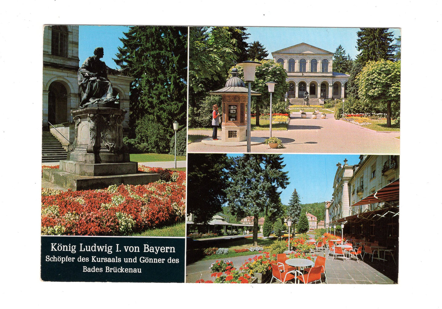 Ansichtskarte Bad Brückenau / König-Ludwig-Denkmal +++