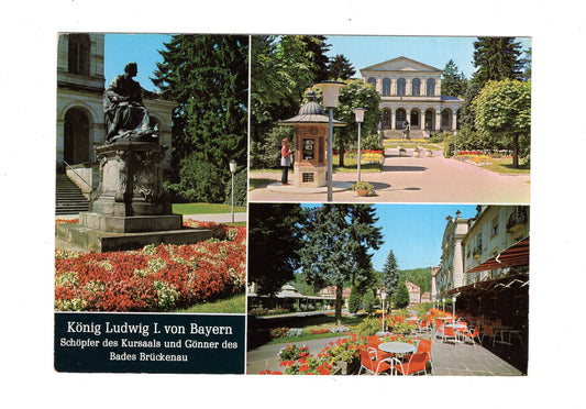 Ansichtskarte Bad Brückenau / König-Ludwig-Denkmal +++