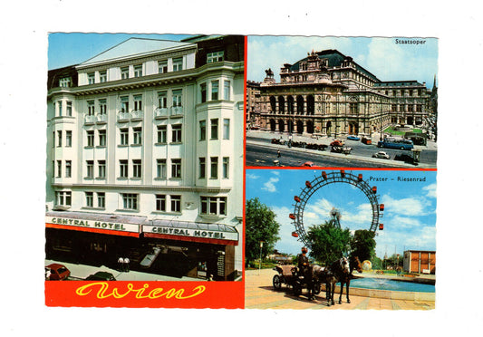 Ansichtskarte Wien / Central Hotel / Österreich
