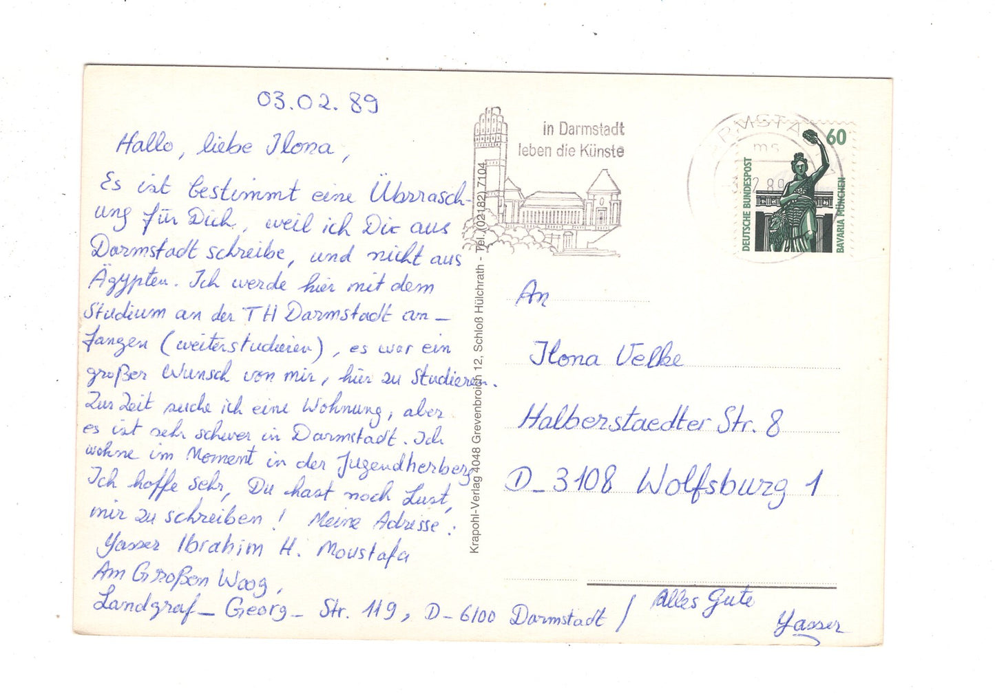 Ansichtskarte Darmstadt / Luisenplatz +++ / J1-59