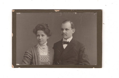 Fotografie Feines Paar - Oldenburg / Jever 1900er / CDV L1-36