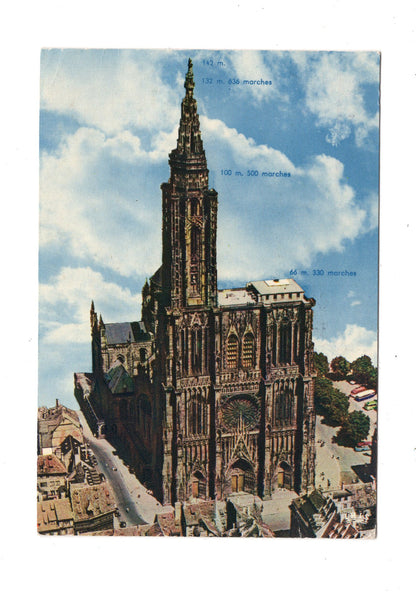Ansichtskarte Strabourg Straßburg / La Cathedrale / Frankreich