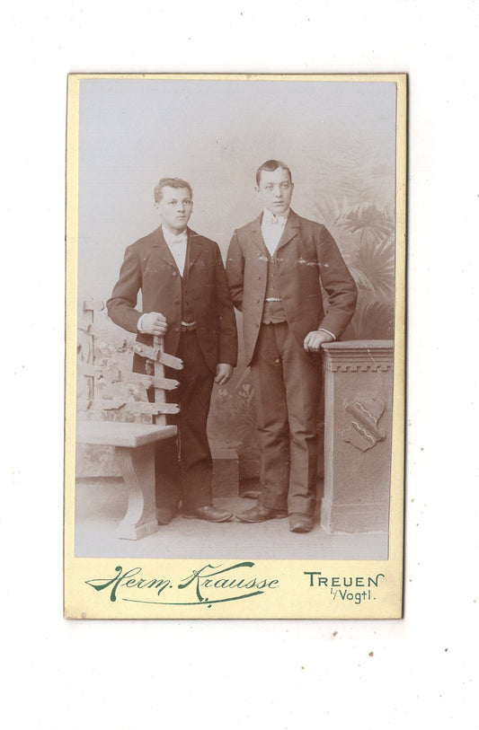 Fotografie Feine Herren - Treuen im Vogtland 1890er