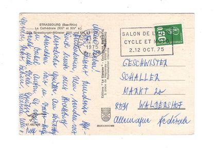 Ansichtskarte Strabourg Straßburg / La Cathedrale / Frankreich