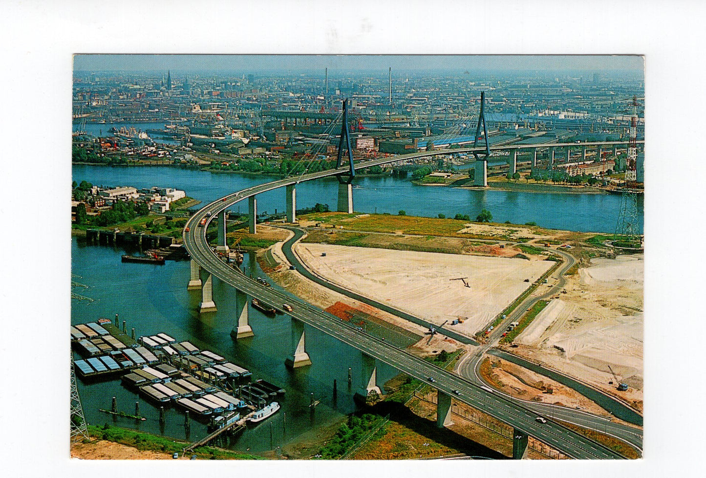 Ansichtskarte Hamburg / Köhlbrandbrücke