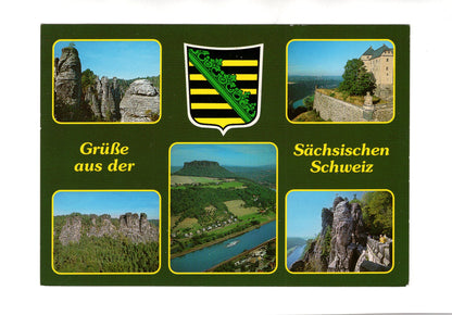 Ansichtskarte Sächsische Schweiz / Felsenlabyrinth +++