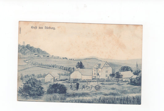 Ansichtskarte Gruß aus Nürburg - 1907