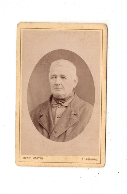 Fotografie Herrenportrait - Augsburg 1870er