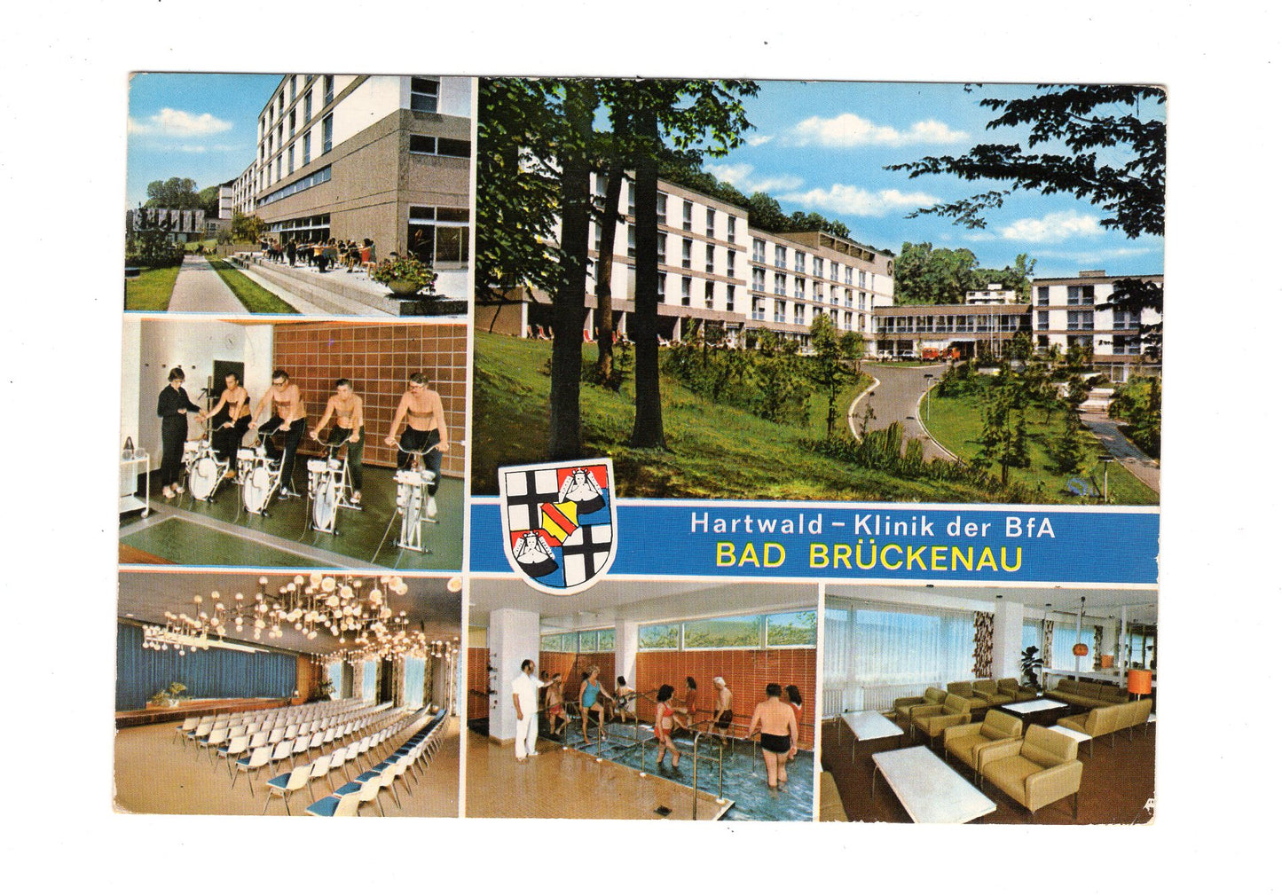 Ansichtskarte Bad Brückenau / Hartwald-Klinik der BfA