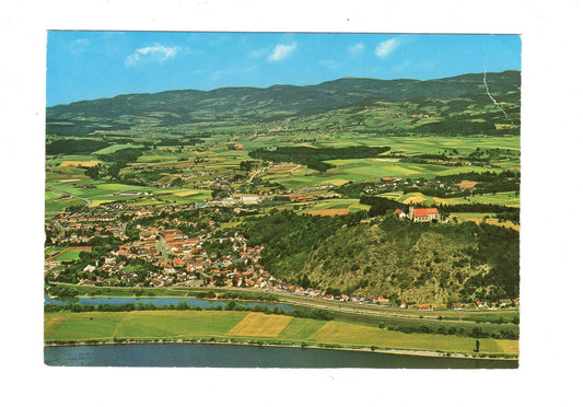 Ansichtskarte Stadt Bogen mit Bogenberg an der Donau / Bayer. Wald / H1-65