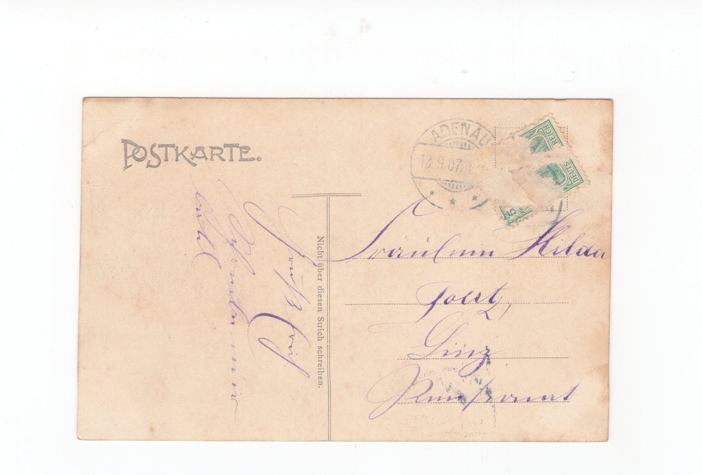 Ansichtskarte Gruß aus Nürburg - 1907