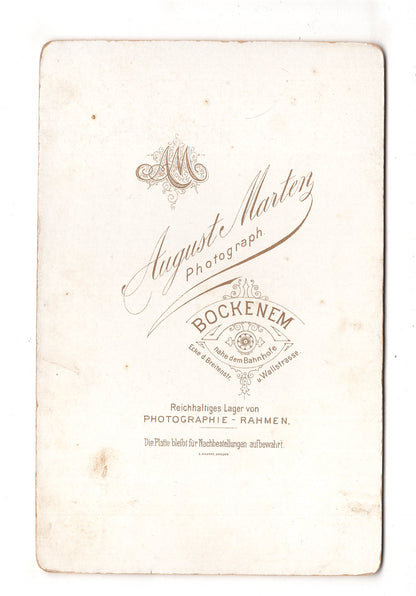 Fotografie Feines Paar - Bockenem 1890er / CAB X-25