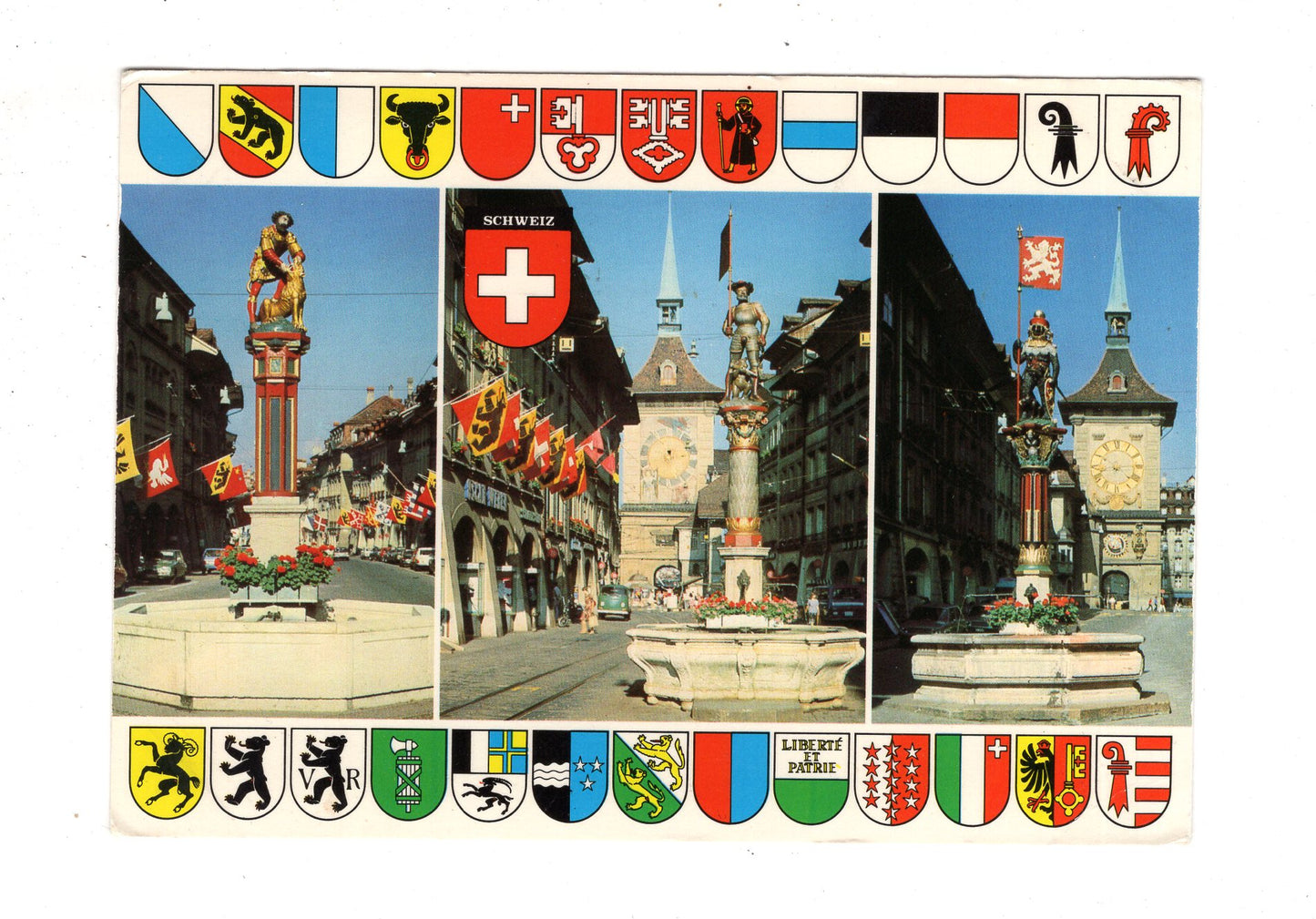 Ansichtskarte Bern / Zähringer Brunnen / Samsonbrunnen +++ / Schweiz