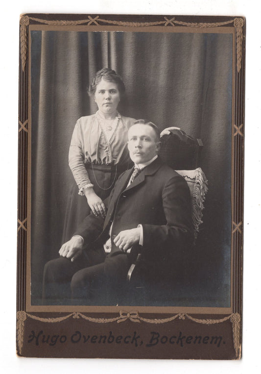 Fotografie Feines Paar - Bockenem um 1920 / CAB X-26