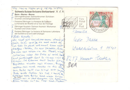 Ansichtskarte Bern / Zähringer Brunnen / Samsonbrunnen +++ / Schweiz