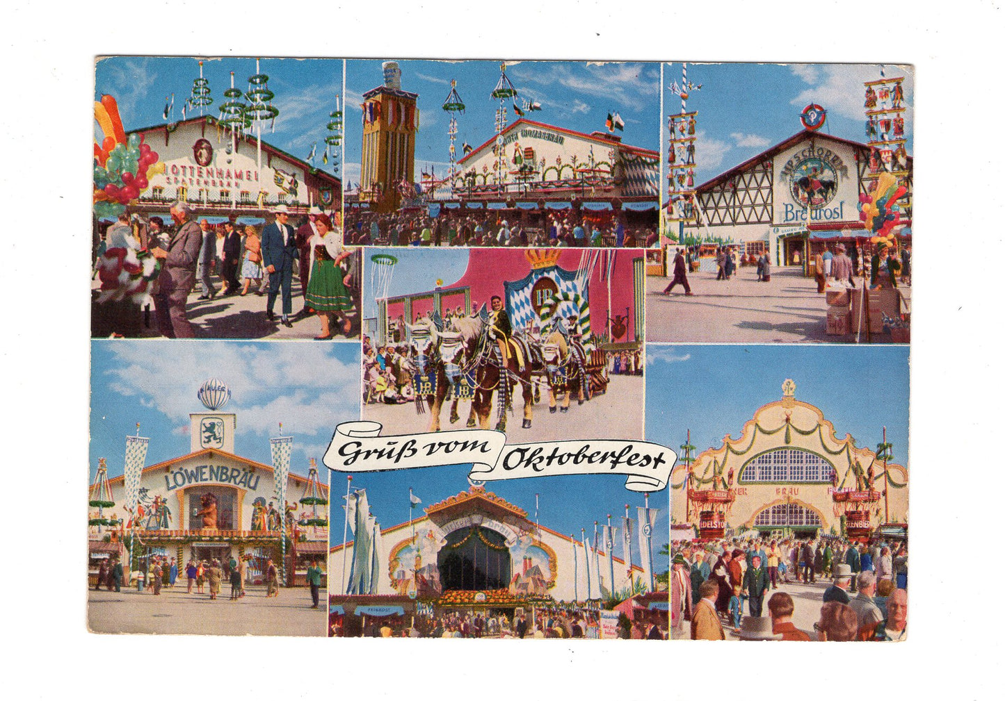 Ansichtskarte München / Gruß vom Oktoberfest / G1-52