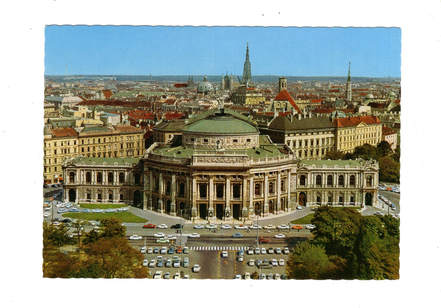 Ansichtskarte Wien / Burgtheater / Österreich