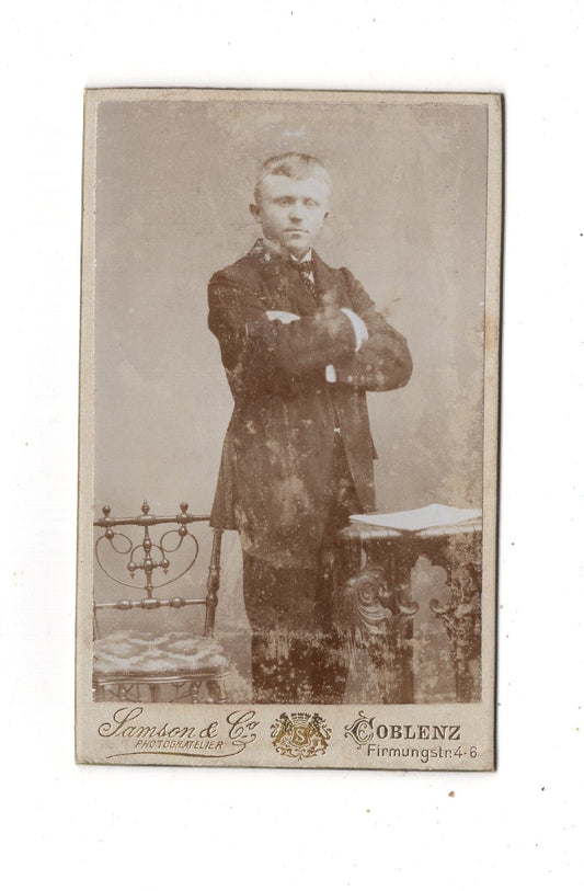 Fotografie Feiner Herr - Koblenz um 1900