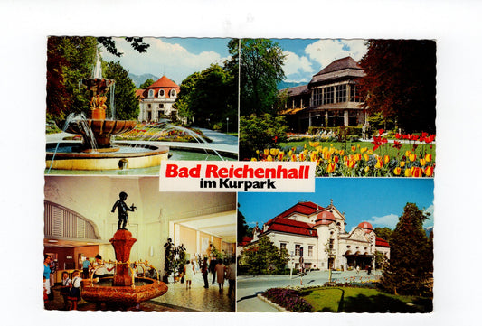 Ansichtskarte Bad Reichenhall / Im Kurpark