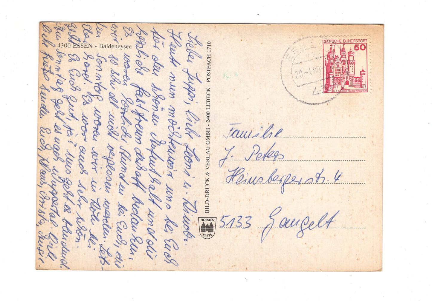 Ansichtskarte Essen / Baldeneysee / I1-64