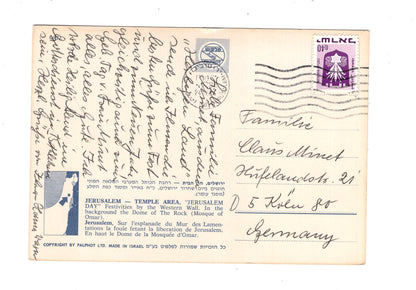 Ansichtskarte Altstadt / Jerusalem / Israel